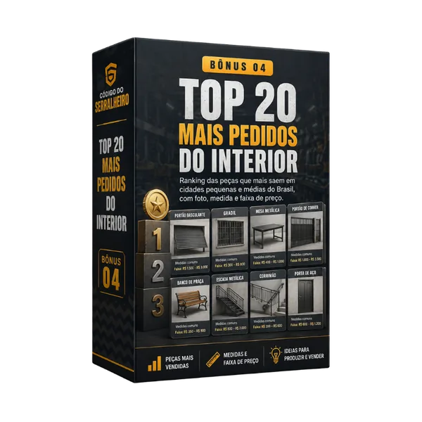Bônus 04 - Top 20 Mais Pedidos do Interior