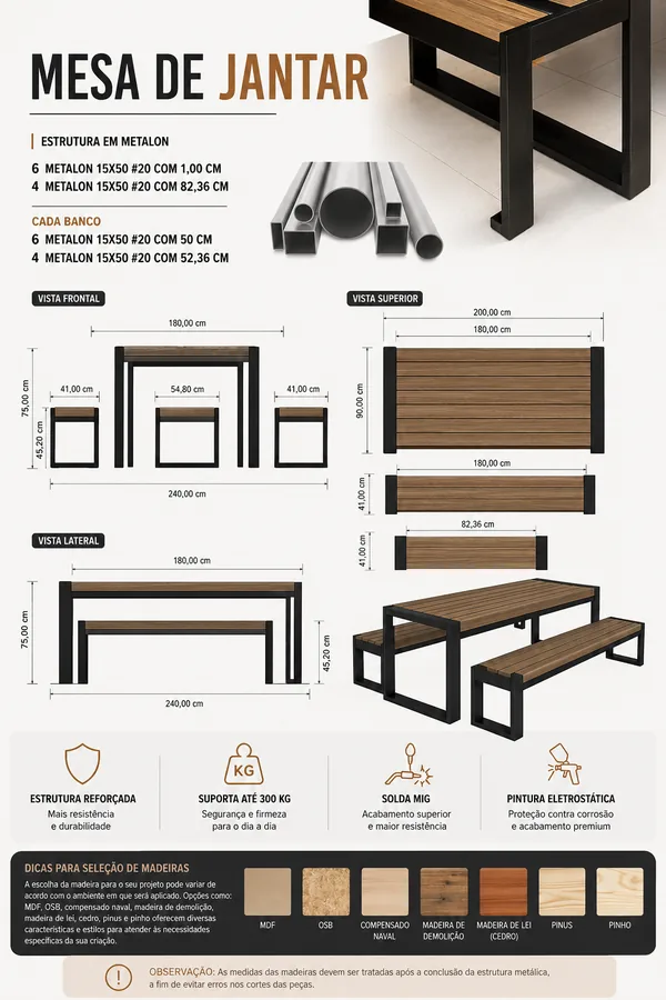 Projeto detalhado - cama metálica com cabeceira